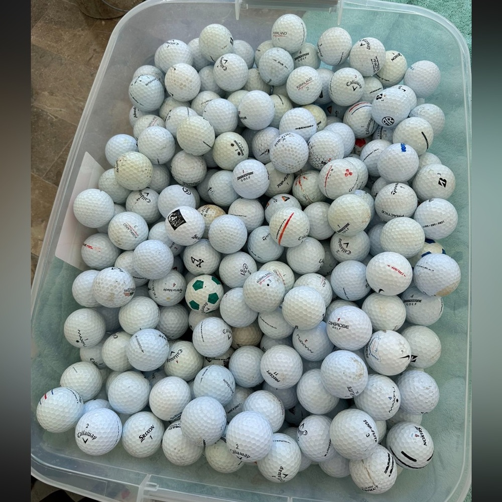 Golf balls used